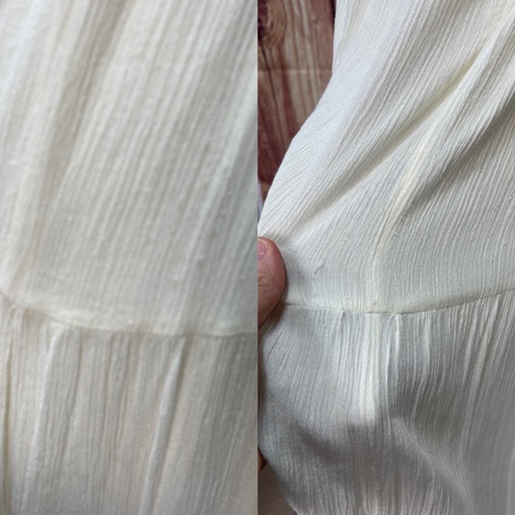 American Eagle Outfitters boho crochet tassels maxi dress women’s size L - Picture 13 of 17